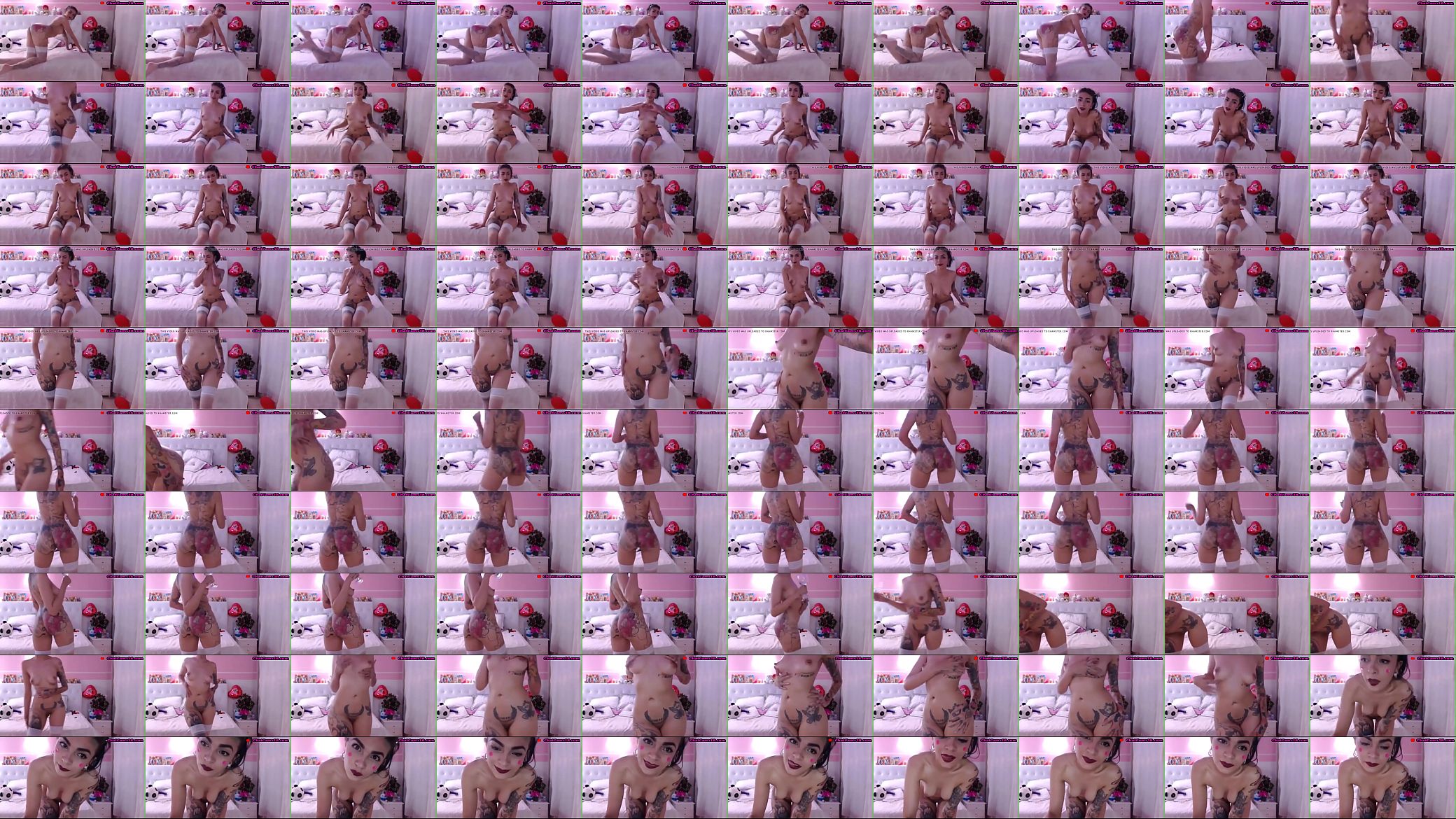 weird tattooed latin cam slut 预览图