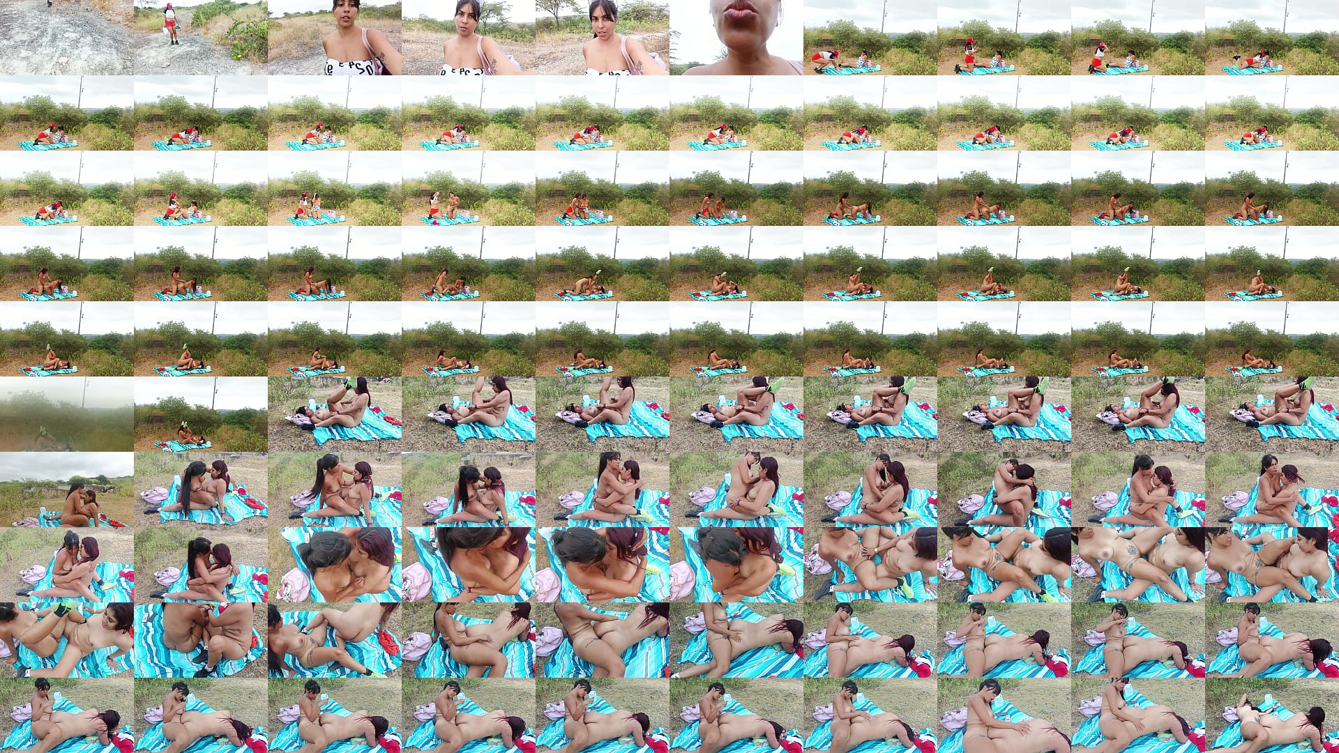 Lesbian camping trip with busty stepmother and curvy stepdaughter 预览图