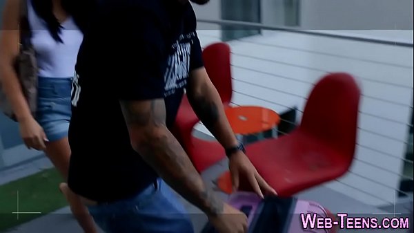 Sweet teen licks pussy