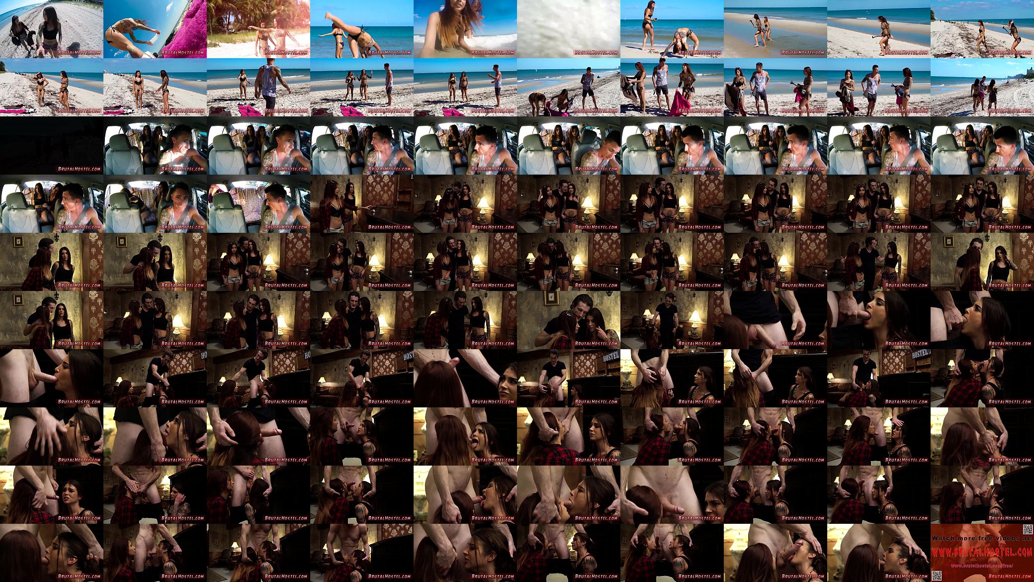 Lingerie bondage and big tit rough sex Excited young tourists 预览图