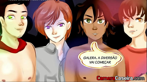 Ninfetas Dando o Cuzinho no Baile de Halloween - Cartoons Eróticos