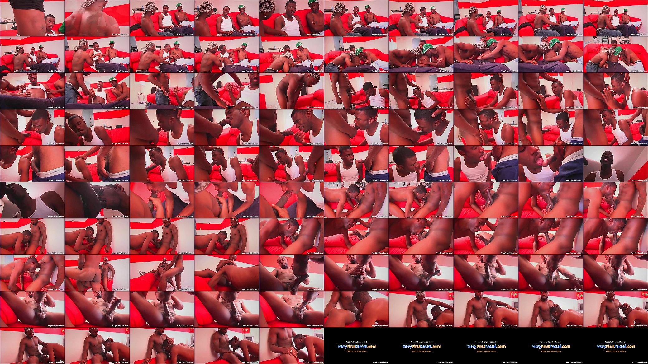Skinny black buddy gets hot facial after gay porn 预览图