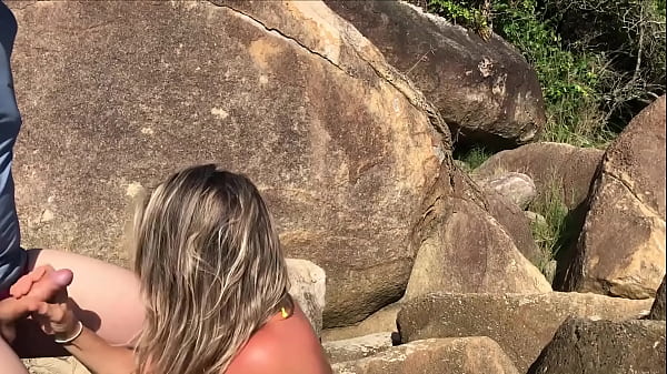 Passers-by were outraged, but she continued to suck and beg to fuck her ass