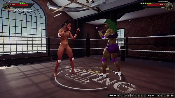 Kyla VS Jennifer Walters (Naked Fighter 3D)