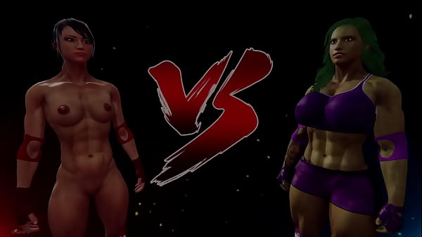 Kyla VS Jennifer Walters (Naked Fighter 3D)