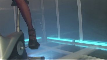 When that's not enough, Caylian lets her fingers fondle her big boobs and pink pussy lips...