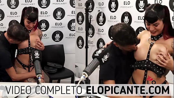 ANGIE NINFA SITS ABOVE ELO PODCAST IN THE SPICY ROOM