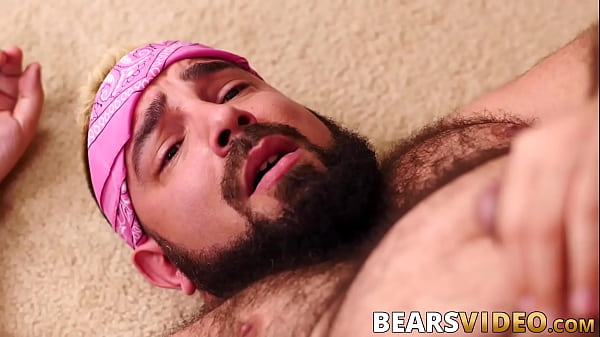 Macho bear pounding his chubby boyfriend bareback