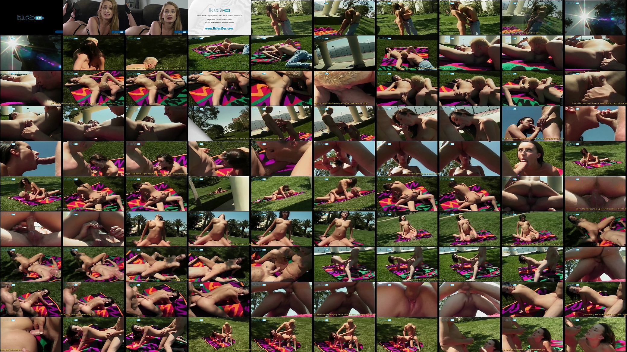 Stunning Delilah Jumping Over Massive Cock outdoors 预览图