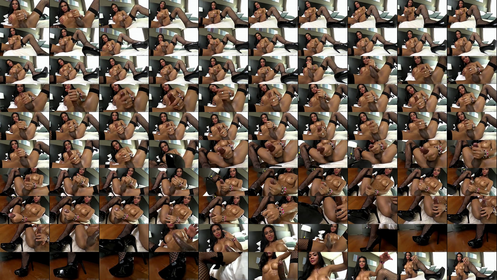 Shemale Ladyboy cums three times 预览图