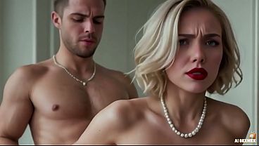 Stepson and stepmom in the bedroom | Juicy pussy fucking and orgasm - big ass and white breasts | Virtual Sex [AI]