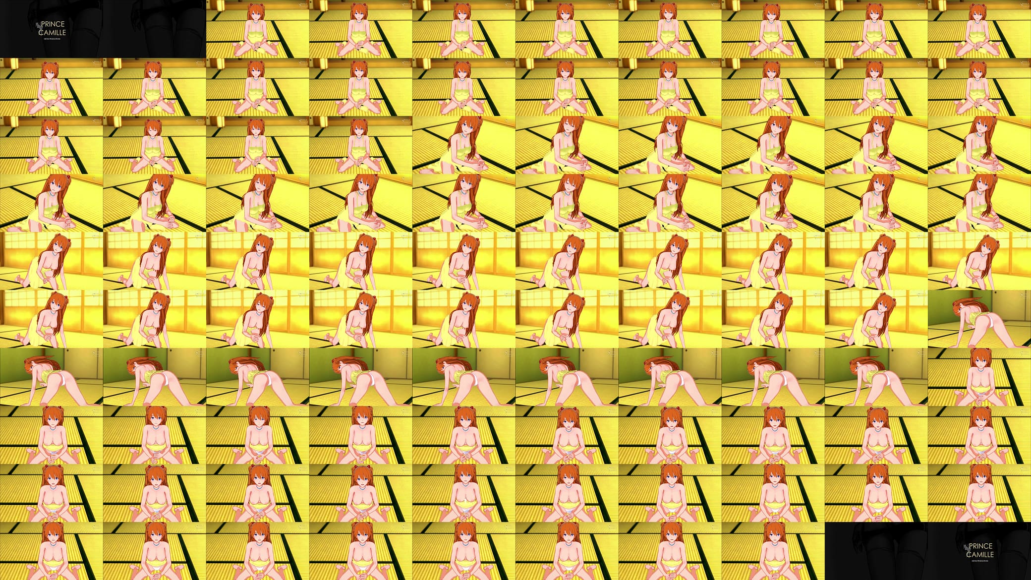Anime girl in yellow dress gives you a guided handjob 预览图