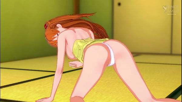 Anime girl in yellow dress gives you a guided handjob