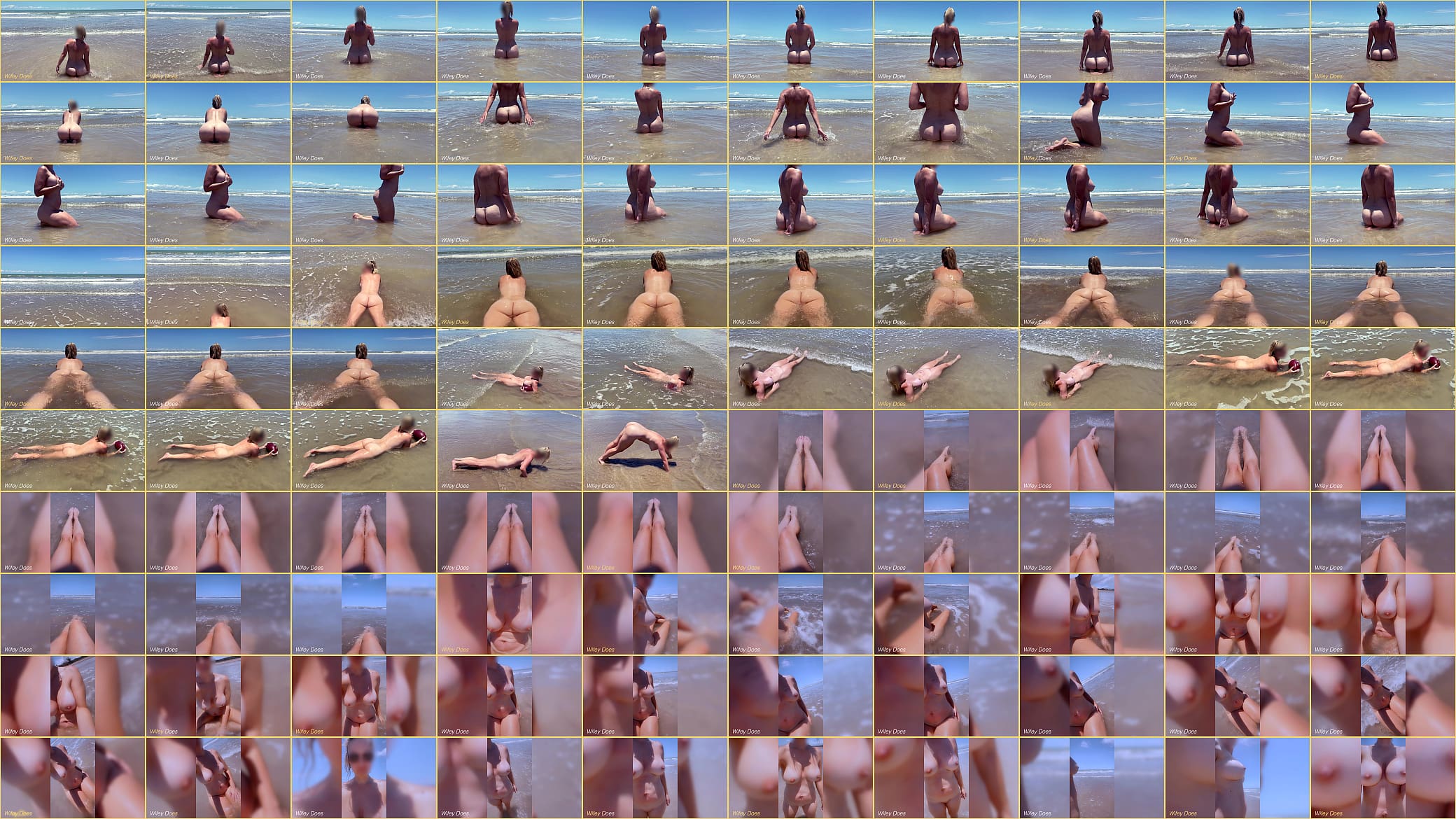 Wifey goes nude at public beach 预览图