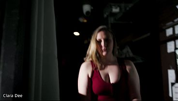 Pussy Eating in the Coat Check - Clara Dee POV