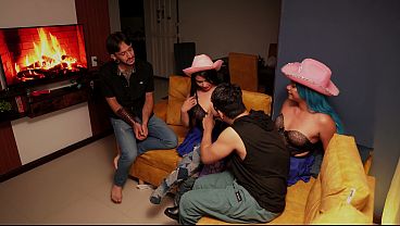 Cuarteto se sale de control cuando empezamos a jugar a los retos