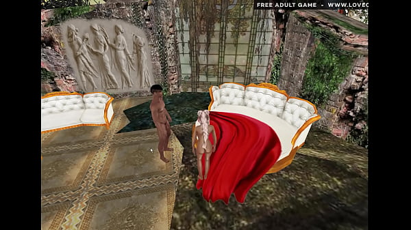 Beautiful virtual sex of a blonde with her boyfriend in 3D game - www.lovecity3d.com