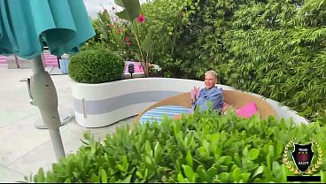 Kaden Kole Devours Rome Major's BBC Poolside Before Taking His Load!
