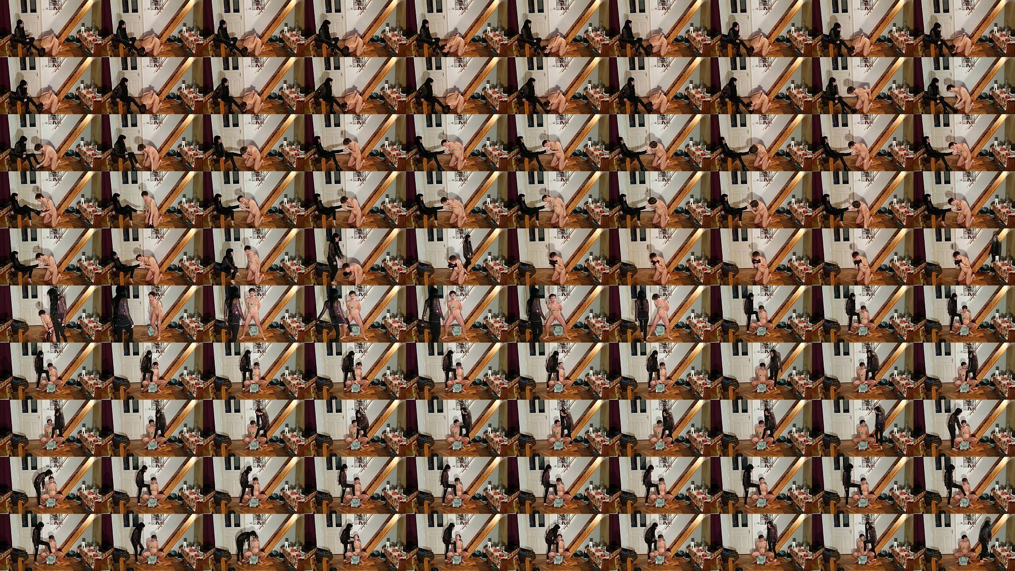 Beth Kinky - Domina ball kicking &amp; stomping with boot worhip pt2 HD 预览图