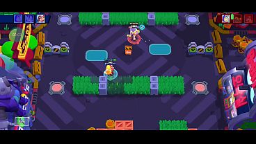 Winning against Kairon BS in Brawl Stars