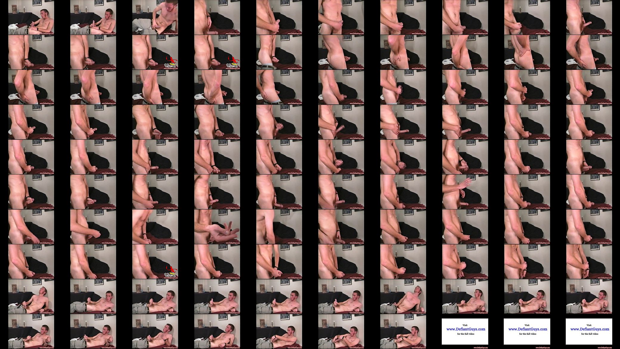Straight amateur with big cock jerks off 预览图