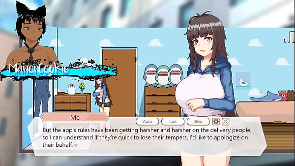 Download Video - Delivery Hot delivering packages and maybe getting something in return