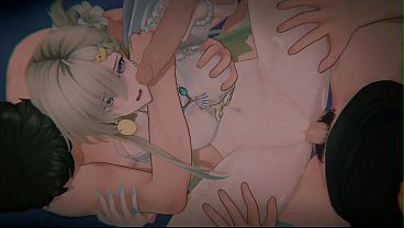 [Wuthering Waves] - Lynae "TIDAL CORRUPTION" (Bound Swimsuit Beauty & POV Sandwich DP) (2K/60FPS) | (Swimsuit Beauty's Lesson)