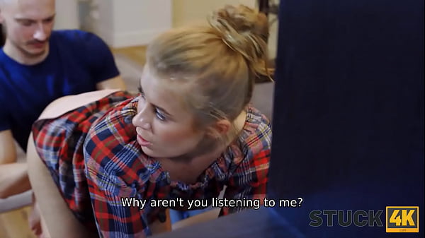 STUCK4K. Hot teen hand is stuck so she is looking for someone to help