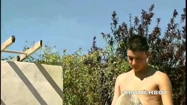 Two handsome French men have bareback sex for an amateur film