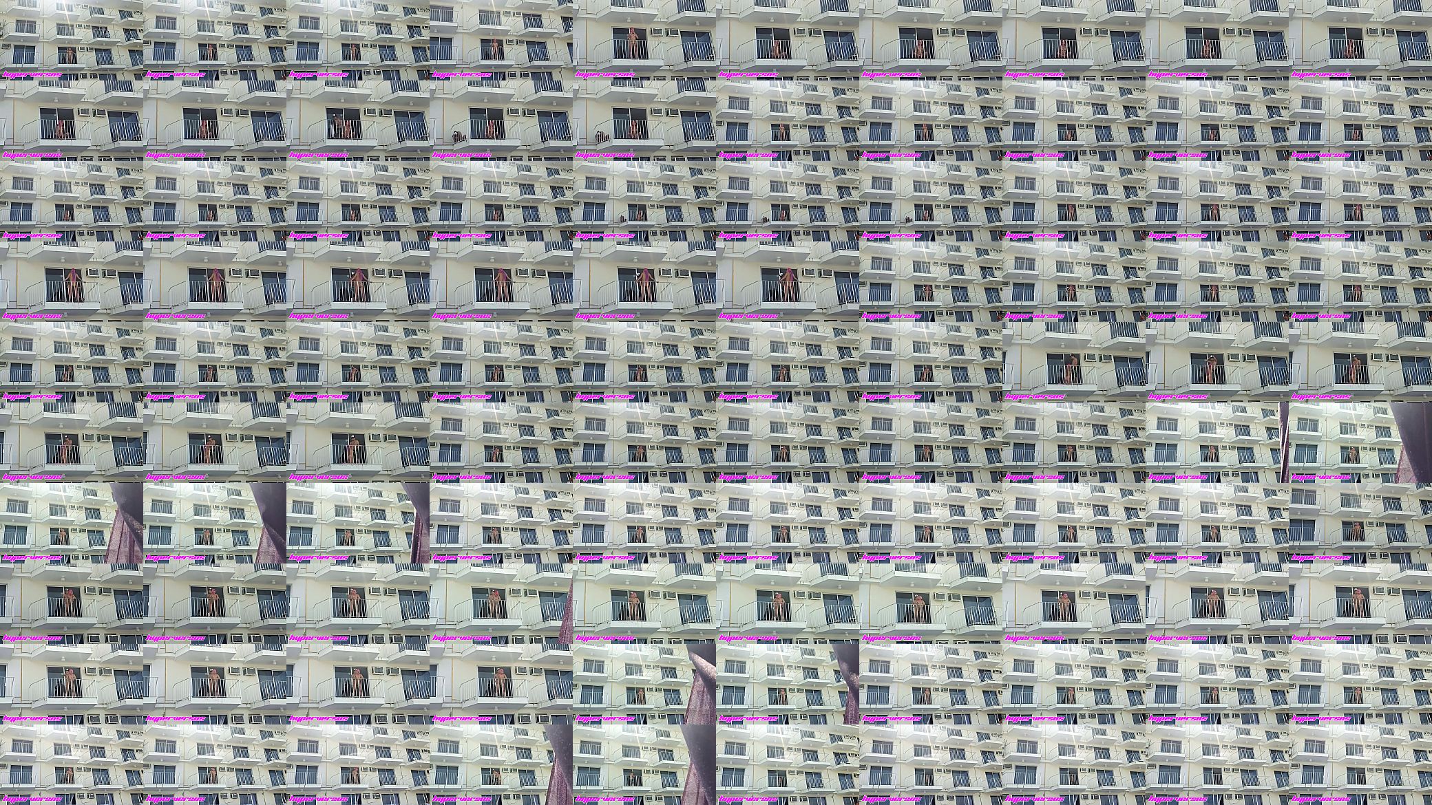 Parejita caliente se pone a follar en el balc&oacute;n del hotel en Acapulco, la camare se da cuenta y no les dice nada 预览图