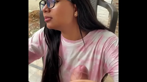 sexy colombian sucking her neighbor's cock in public is caught