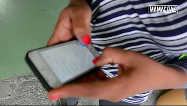 Slim Thick Ebony Flashes Her Pussy at the Market... Then Goes Home With Him