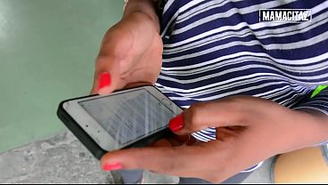 Slim Thick Ebony Flashes Her Pussy at the Market... Then Goes Home With Him