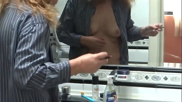 Download Video - My very hot wife shows off and enjoys having sex while watching her