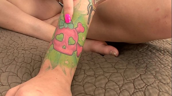 Tattooed teen Christina with amazing breasts gets fucked and facialized by boyfriend