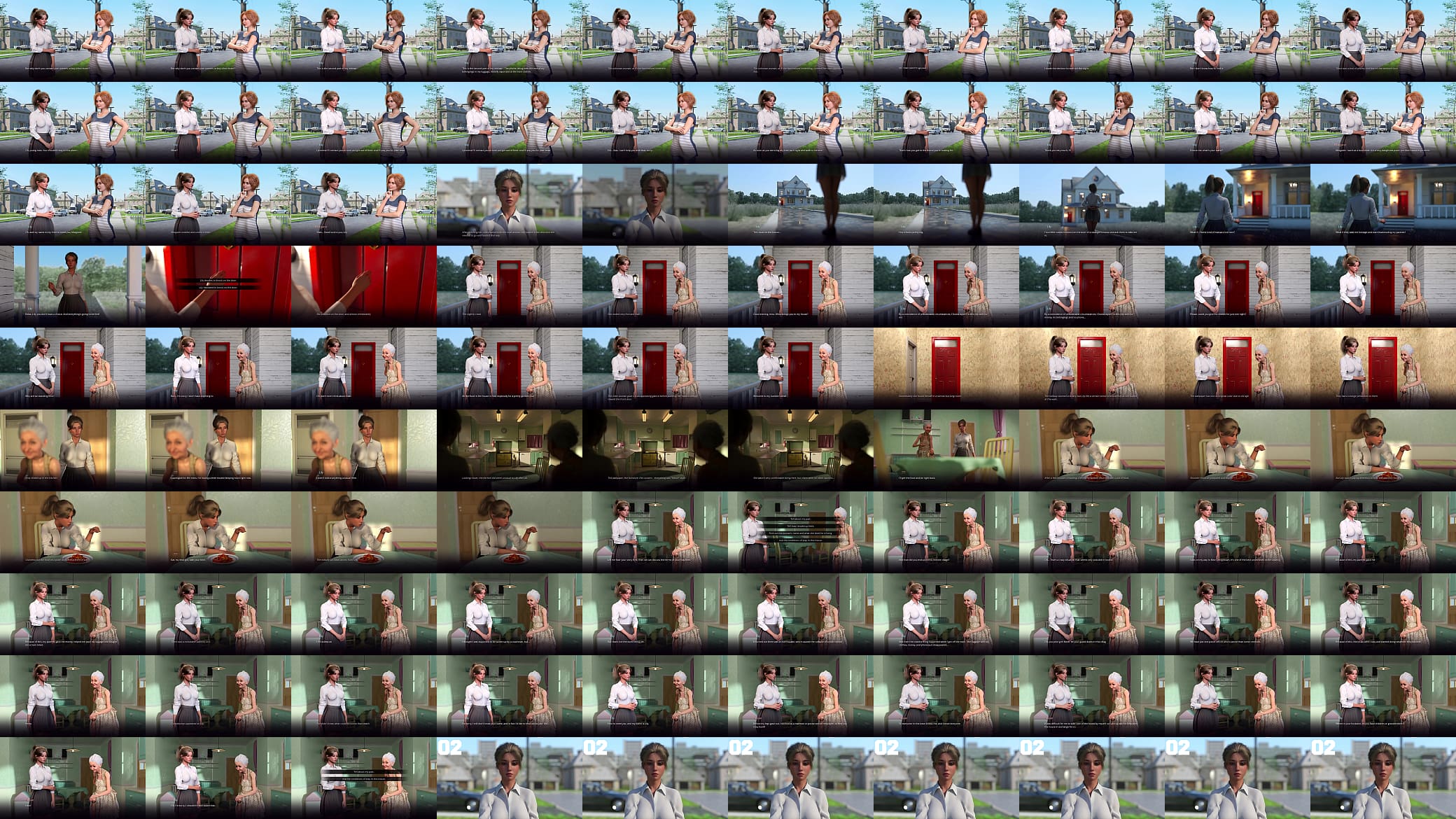 Village Slut Tranformation #02 - Meeting Strange Old Granny 预览图