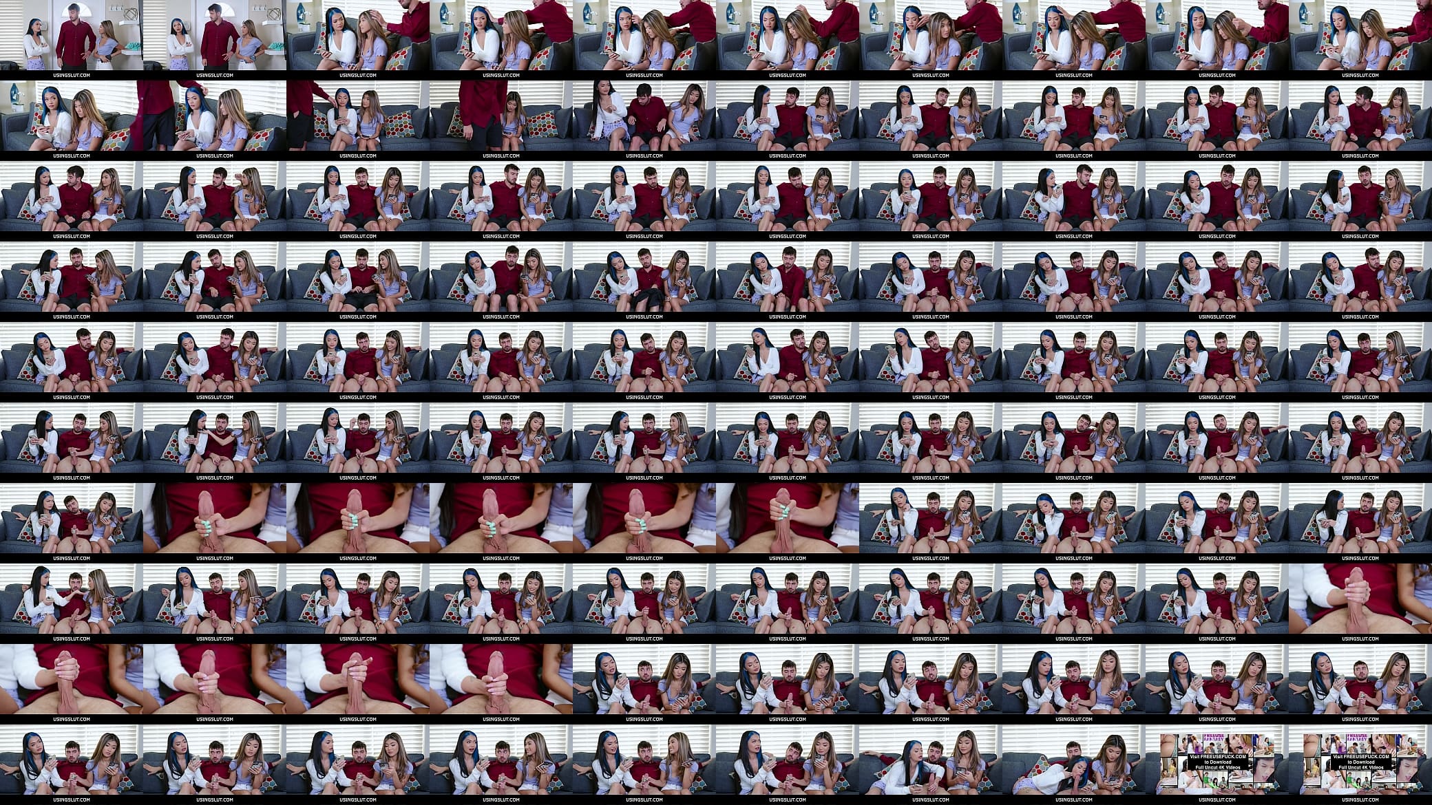 UsingSlut - Stepbro Wants to Responsibly Freeuse His Twin Asian StepSisters - Clara Trinity, Paisley Paige 预览图