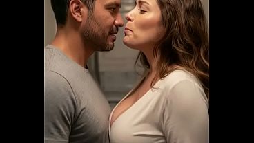My neighbor's big cock penetrates my big ass in the laundry room - AI-generated content