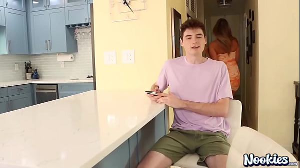 Desperate for Dick! Armani Black Jizzed On By Neighbor - NOOKIES