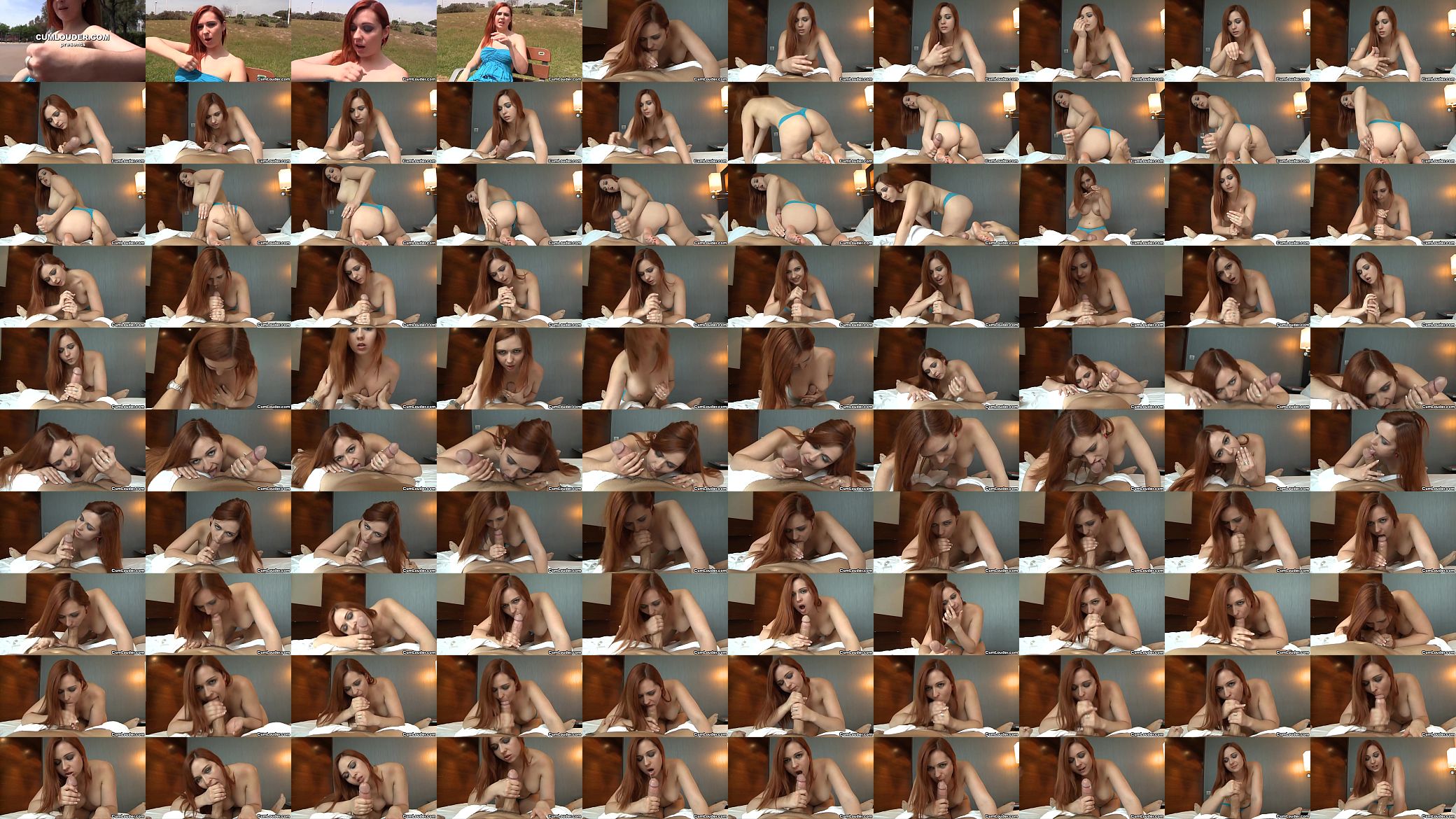 Sexy redhead Angell Summers  blowjobs manual 预览图