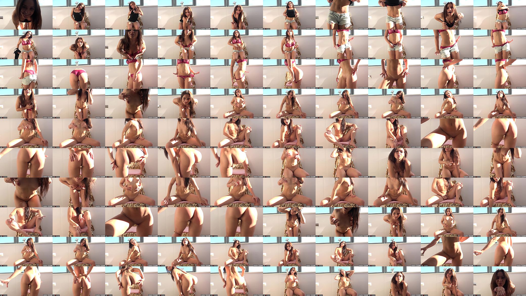 Teen Babe Likes to Undress on the Balcony 预览图