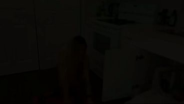 Hot Busty GF Fucks Plumber Then BF Joins