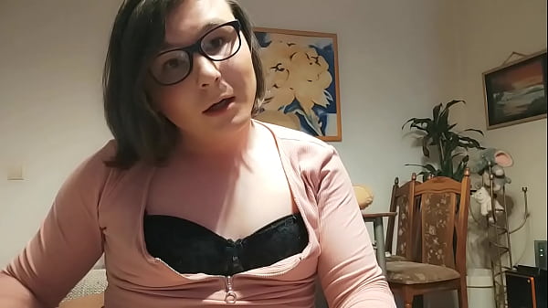 Download Video - Teen Amateur Tranny Anallisa alone at Home - she sucks dildo&comma; lick her cum and fucks her pussy with while looking cute and loud all over the house - shes wearing penis cage and uses some of her other toys