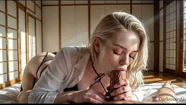 夫が出張で留守の間、秘書の家で彼女とセックスしている [AI]