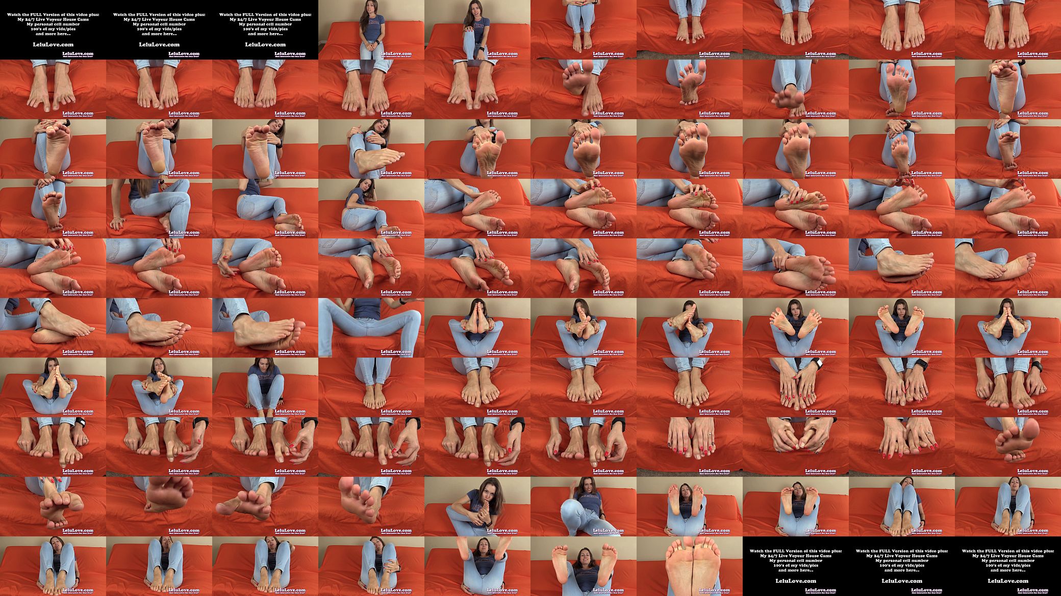 My barefoot natural toes and nails with feet and soles closeups 预览图