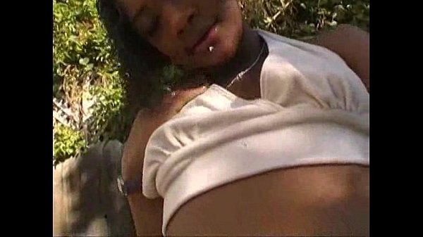 Ebony Teen Masturbates