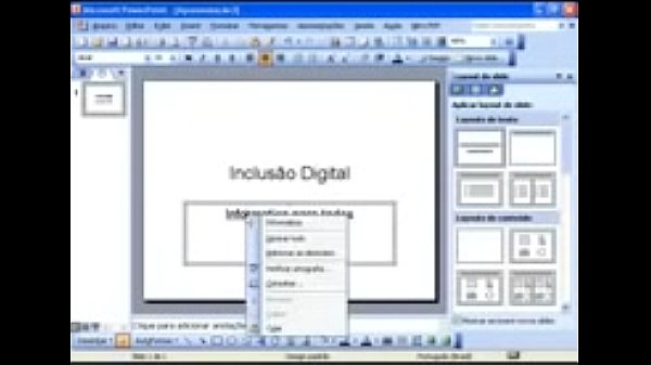 Vídeo aula PowerPoint muito gostoso