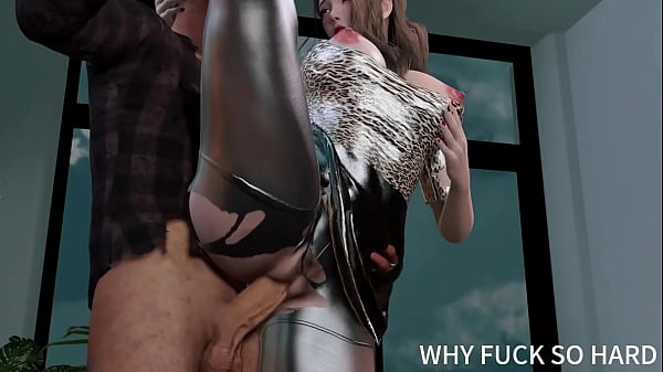 Download Video - 3D anime big boobs Asian milf cheating with big old dick