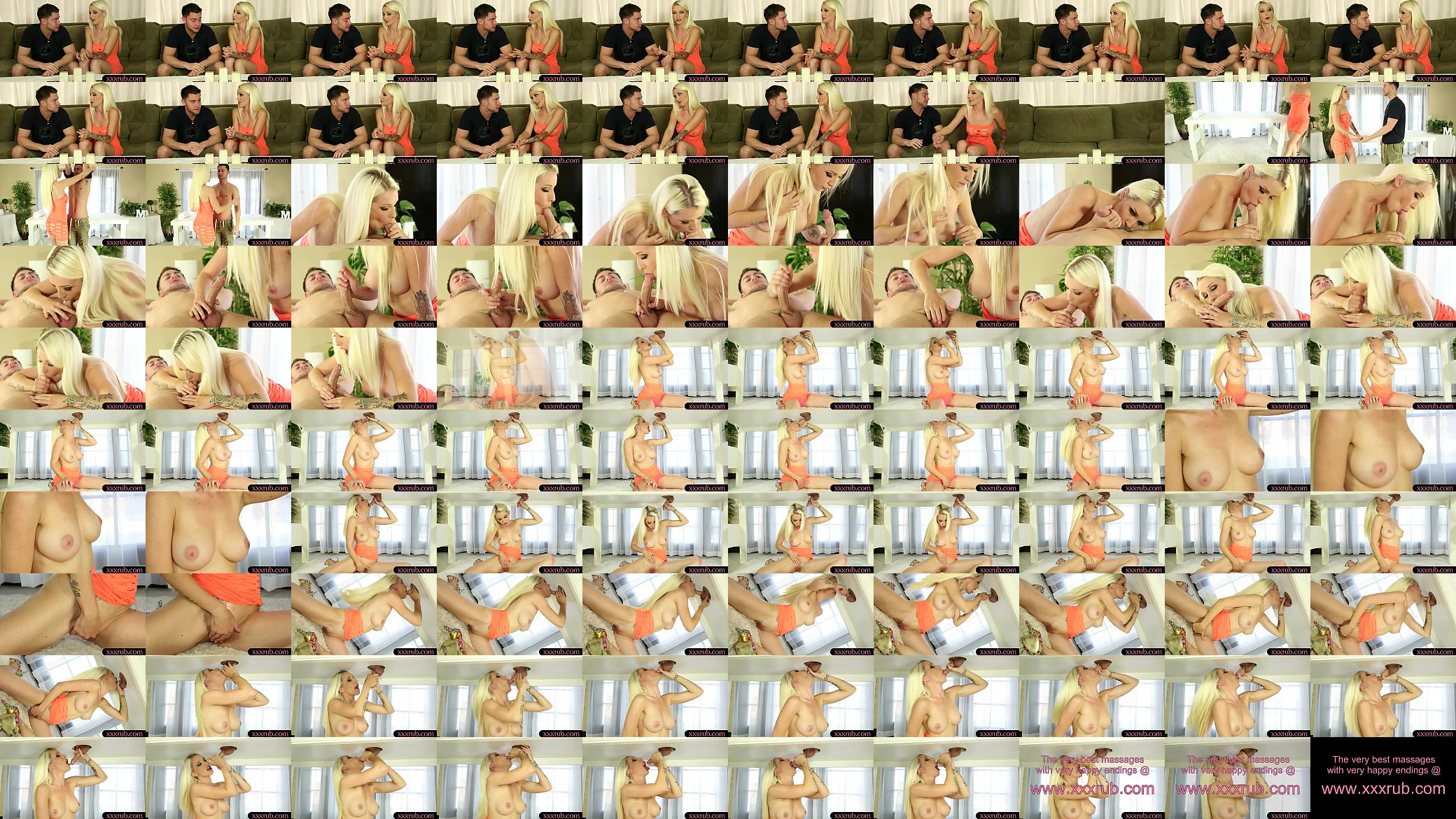 Hot blonde masseuse receives warm facial after sucking off 预览图