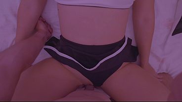 Girl with skirt and nothing else but pleasure